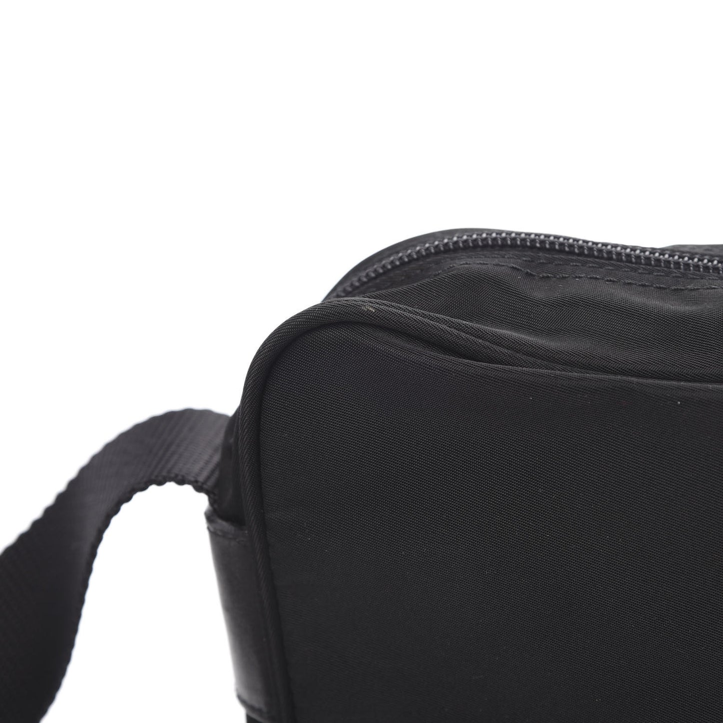Tessuto Nylon Crossbody Bag Black