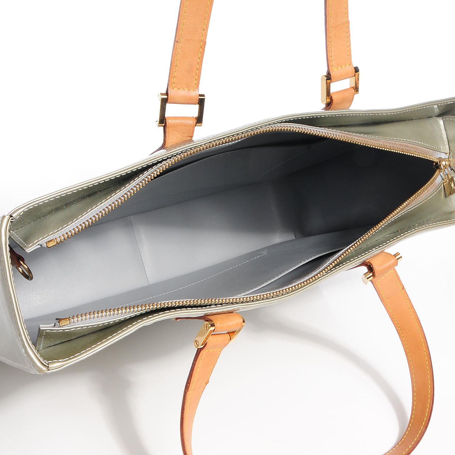 Louis Vuitton Vernis Columbus Silver 5 of 7