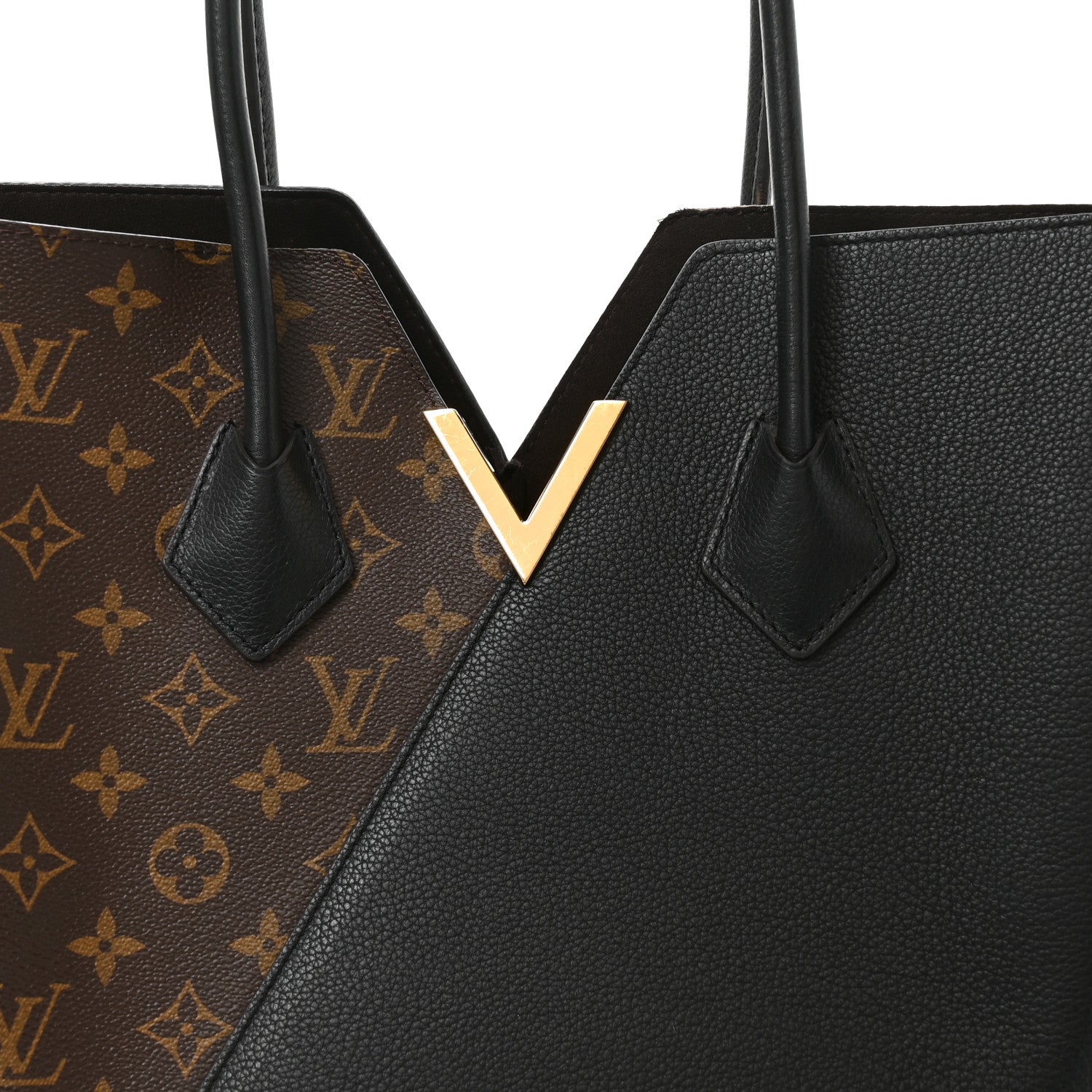 Louis Vuitton Calfskin Monogram Kimono Tote Black 7 of 10