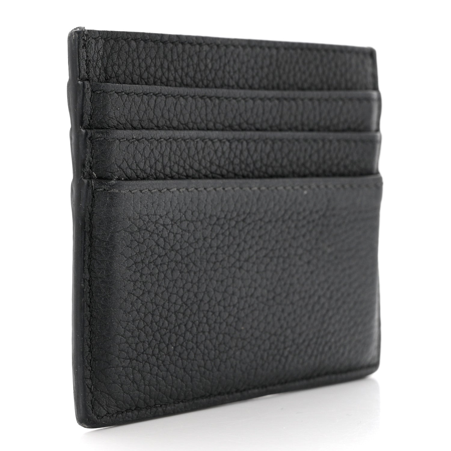 Christian Dior Grained Calfskin Embroidered Floral Lady Dior Card Holder Black 3 of 8