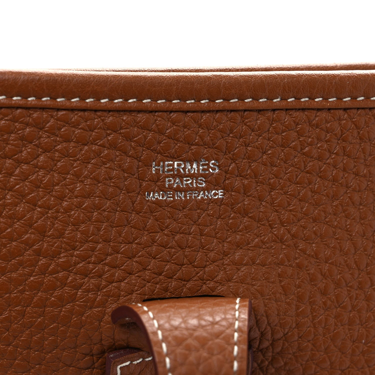 Hermes Taurillon Clemence Evelyne III PM Gold 5 of 8