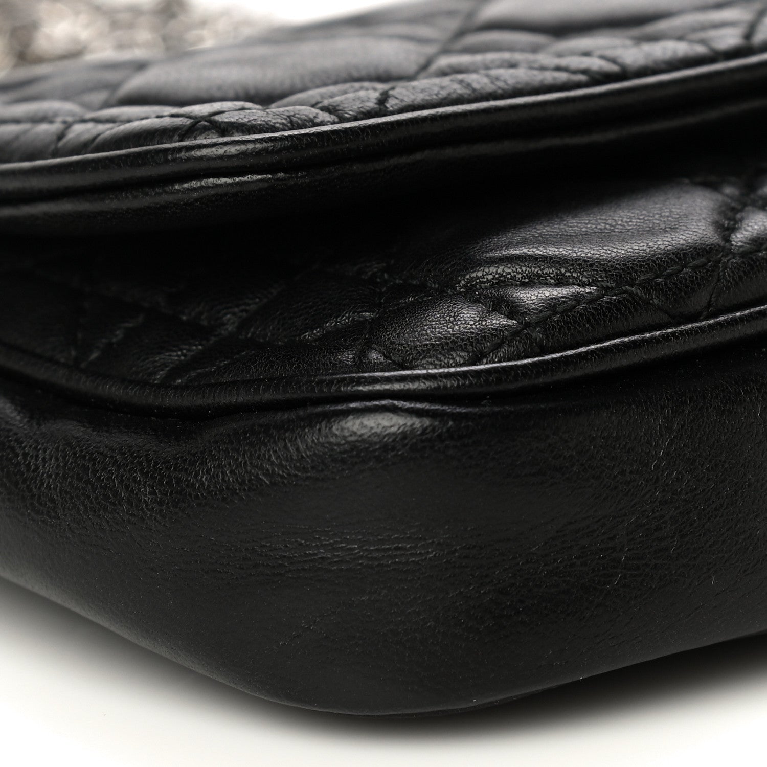 Christian Dior Lambskin Cannage Lady Dior Pochette Black 5 of 15