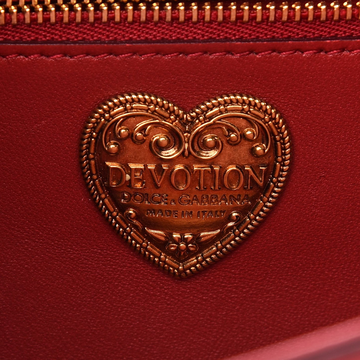 Calfskin Medium Devotion Crossbody Bag Red