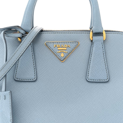 Prada Saffiano Lux Small Promenade Tote Aviazione 7 of 15