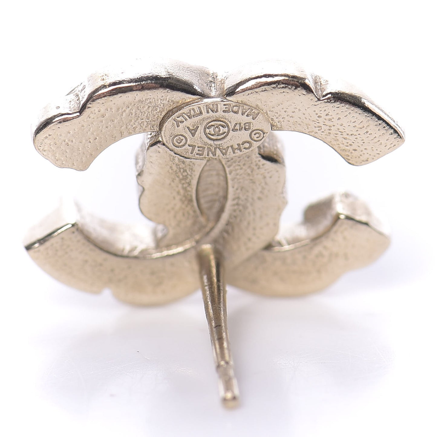 Crystal CC Earrings Gold