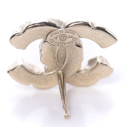 Chanel Crystal CC Earrings Gold 4 of 5