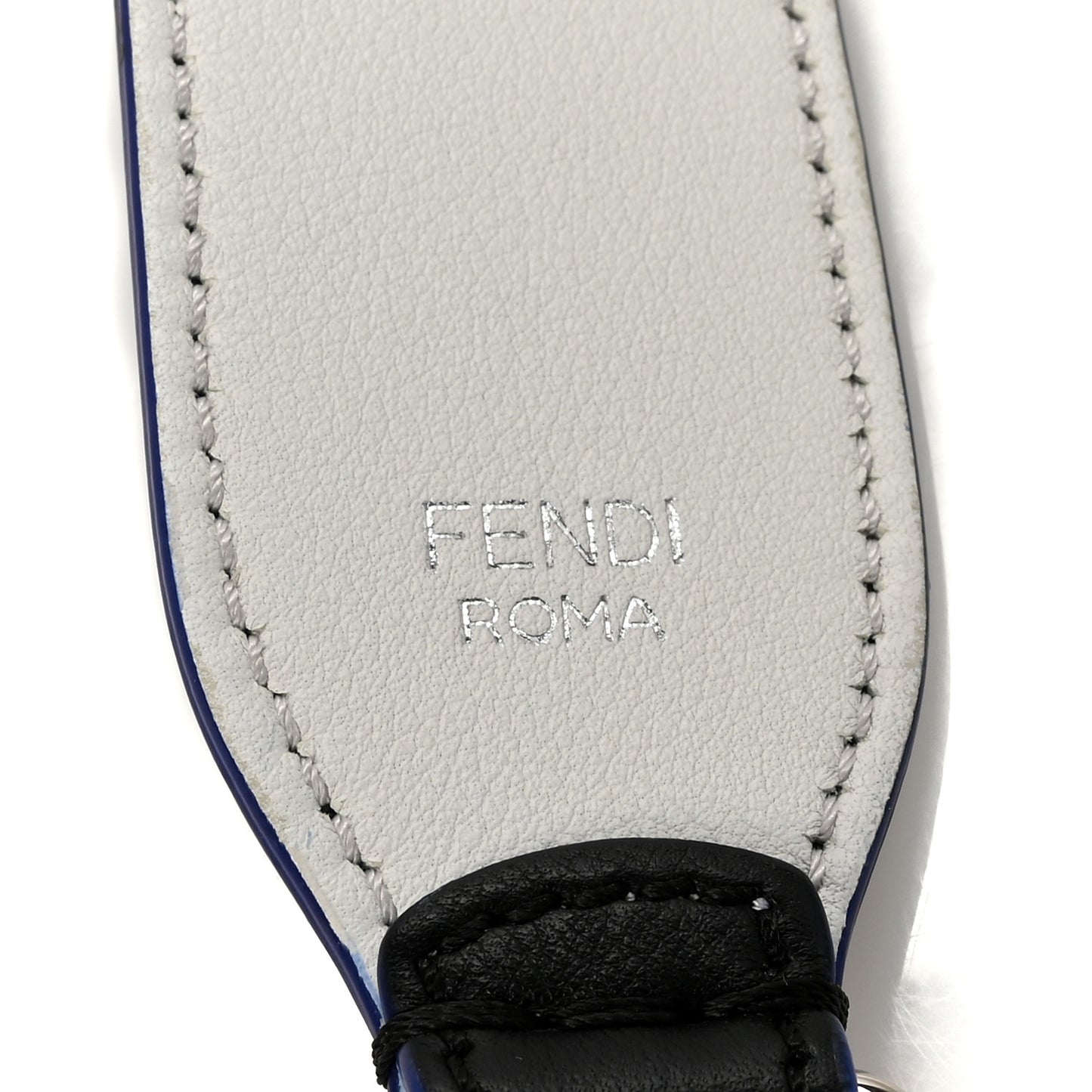 Vitello Dolce Mink Fur Karlito Inlay Strap You Black Multicolor