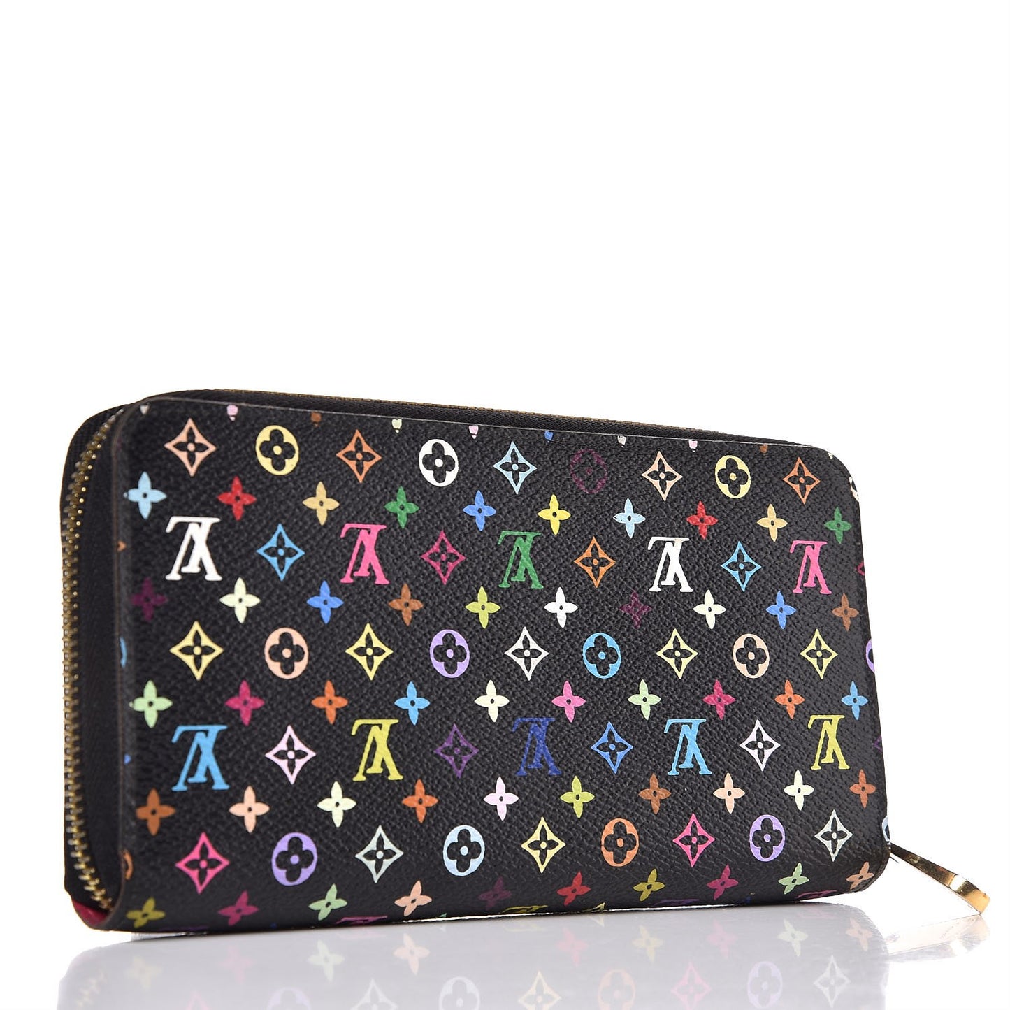 Monogram Multicolor Zippy Wallet Black Grenade