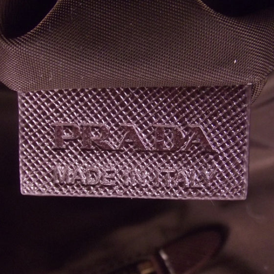 Prada Nylon Large Shopping Tote Brown 8 of 11