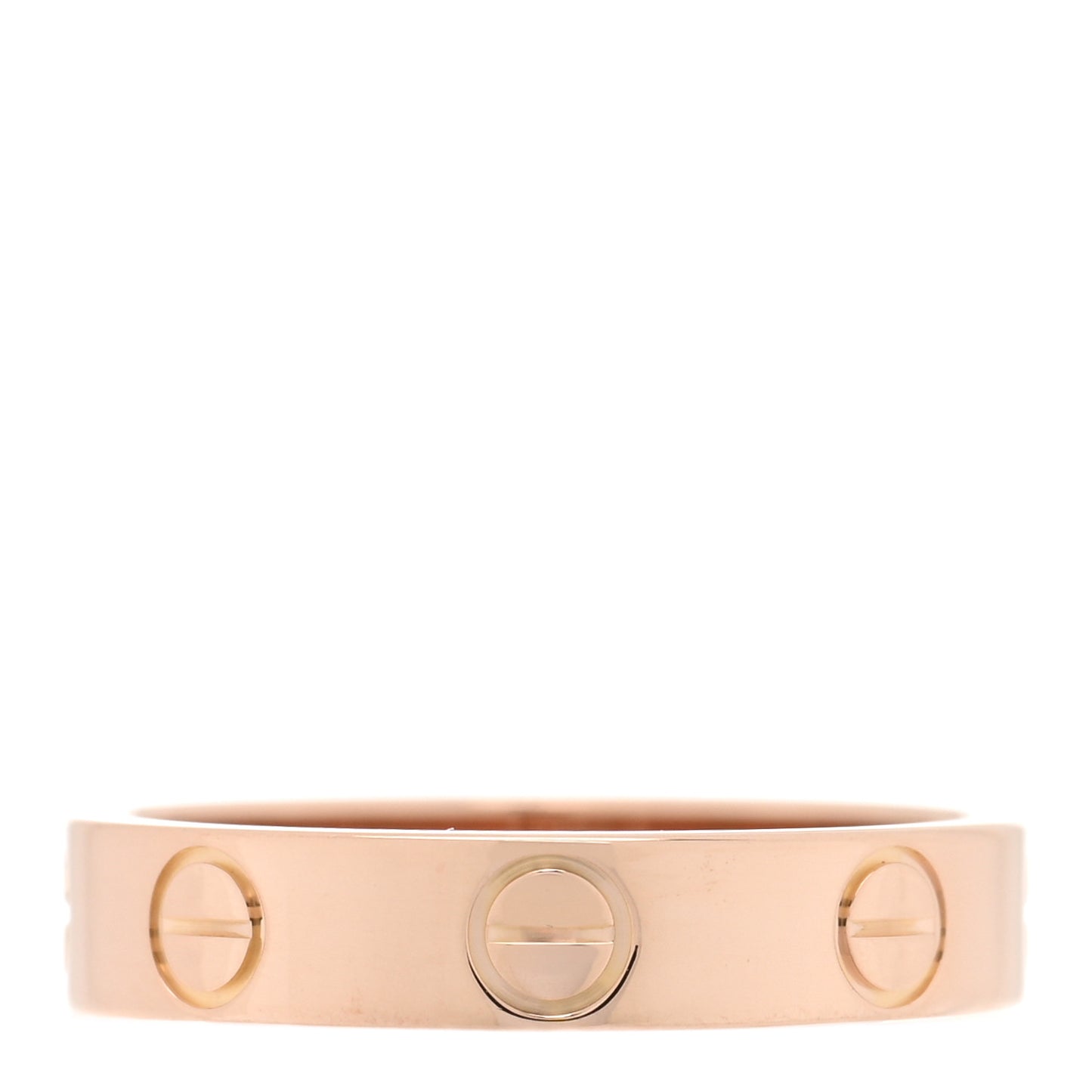 18K Pink Gold 3.5mm LOVE Ring 48 4.5