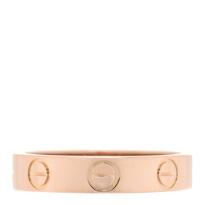 Cartier 18K Pink Gold 3.5mm LOVE Ring 48 4.5 3 of 4