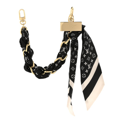 Louis Vuitton Monogram Silhouette Bag Charm And Phone Strap Black 1 of 4