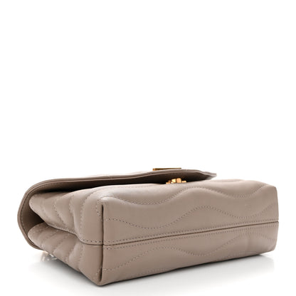 Louis Vuitton Calfskin LV New Wave Chain Bag Taupe 4 of 10