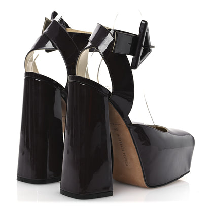 Bottega Veneta Supergloss Patent Tower 40/140mm Platform Pumps 36 Fondant 5 of 10