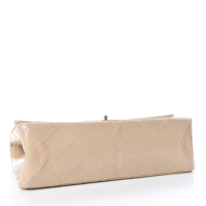 Chanel Distressed Patent Quilted 2.55 Reissue 226 Flap Beige 5 of 12
