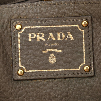 Prada Vitello Daino Tote Argilla 6 of 11