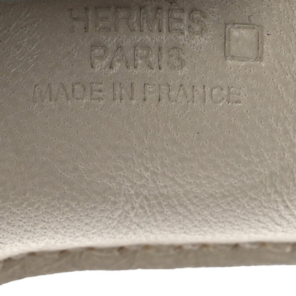 Hermes Milo Lambskin Matte Alligator Touch Grigri Rodeo Horse Bag Charm PM Craie Nata Beton 3 of 5