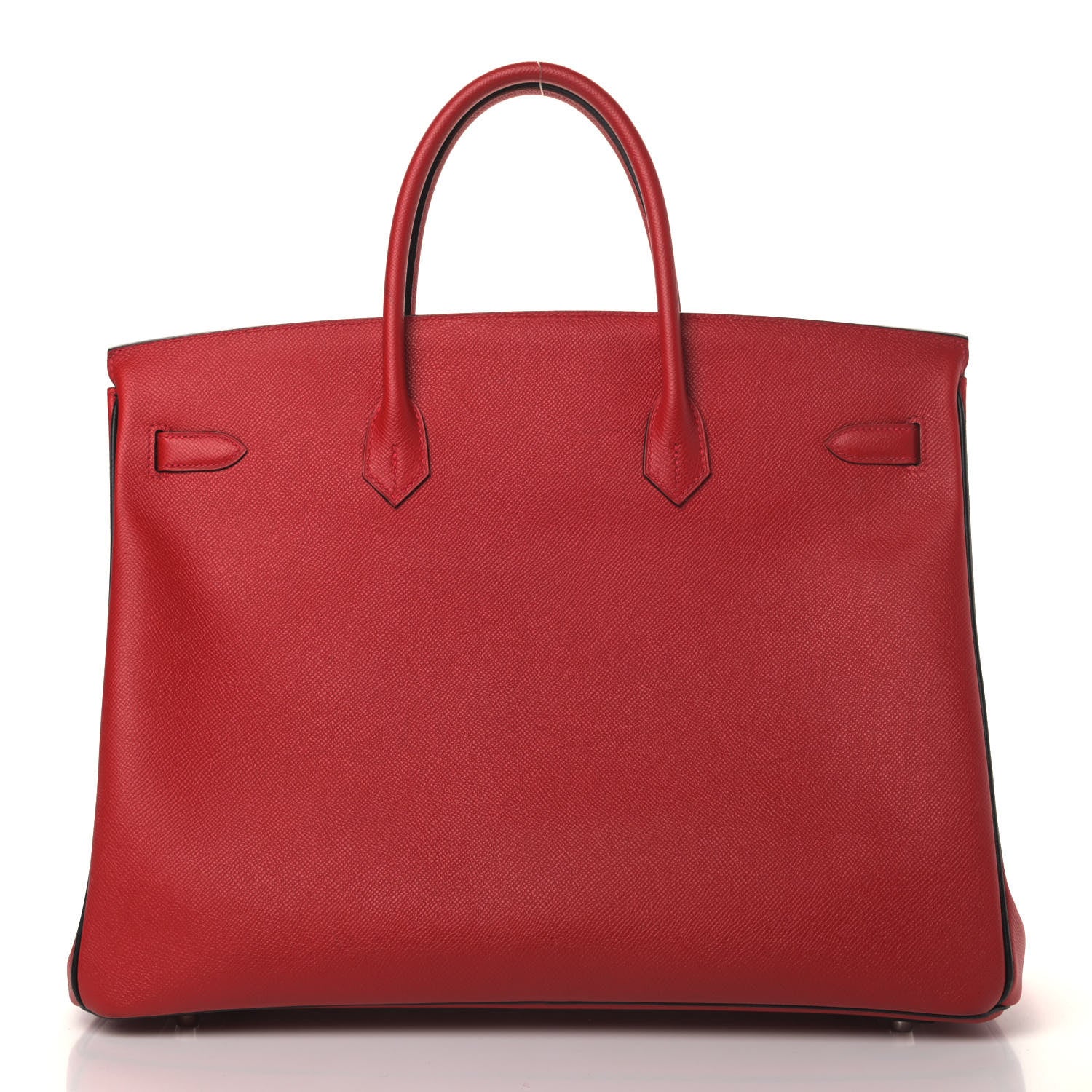 Hermes Epsom Horseshoe Birkin 40 Rouge Casaque Black 3 of 37
