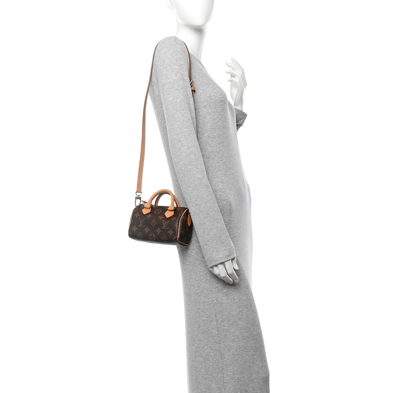 Louis Vuitton Monogram Nano Speedy Bandouliere 2 of 11