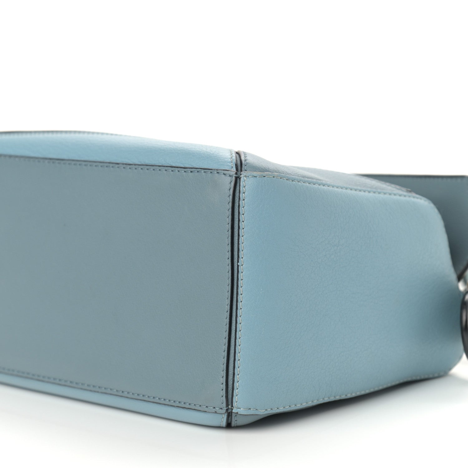 Loewe Calfskin Small Puzzle Bag Aqua Light Blue Stone Blue 10 of 15