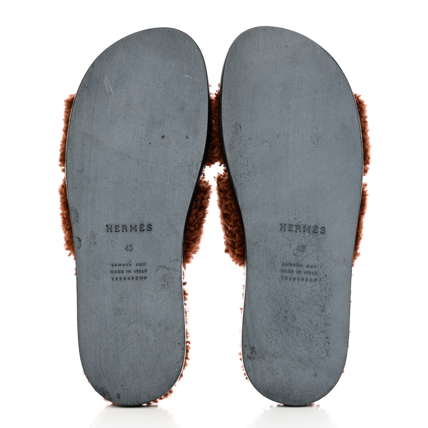 Woolskin Mens Izmir Sandals 43 Cognac