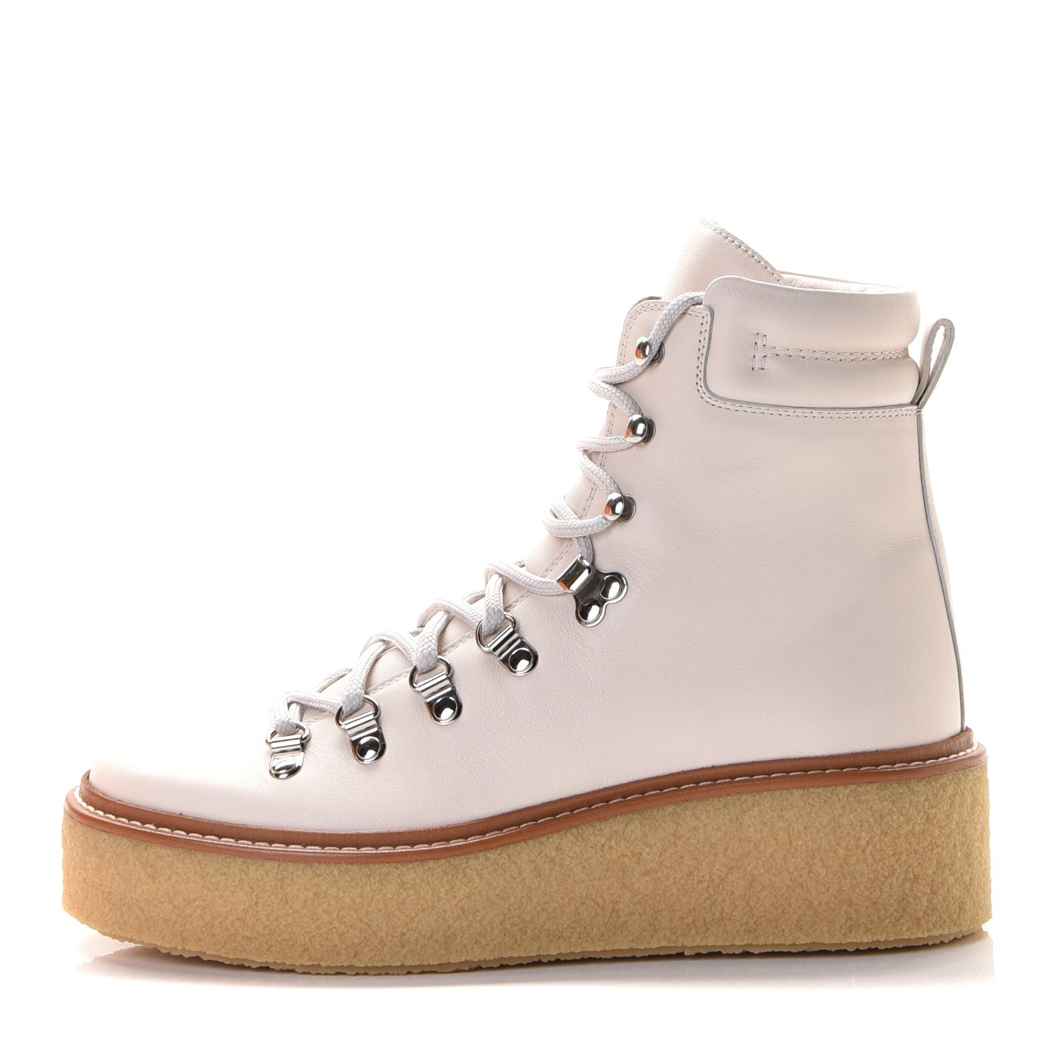 Hermes Calfskin Discovery Ankle Boot 36 White 1 of 7