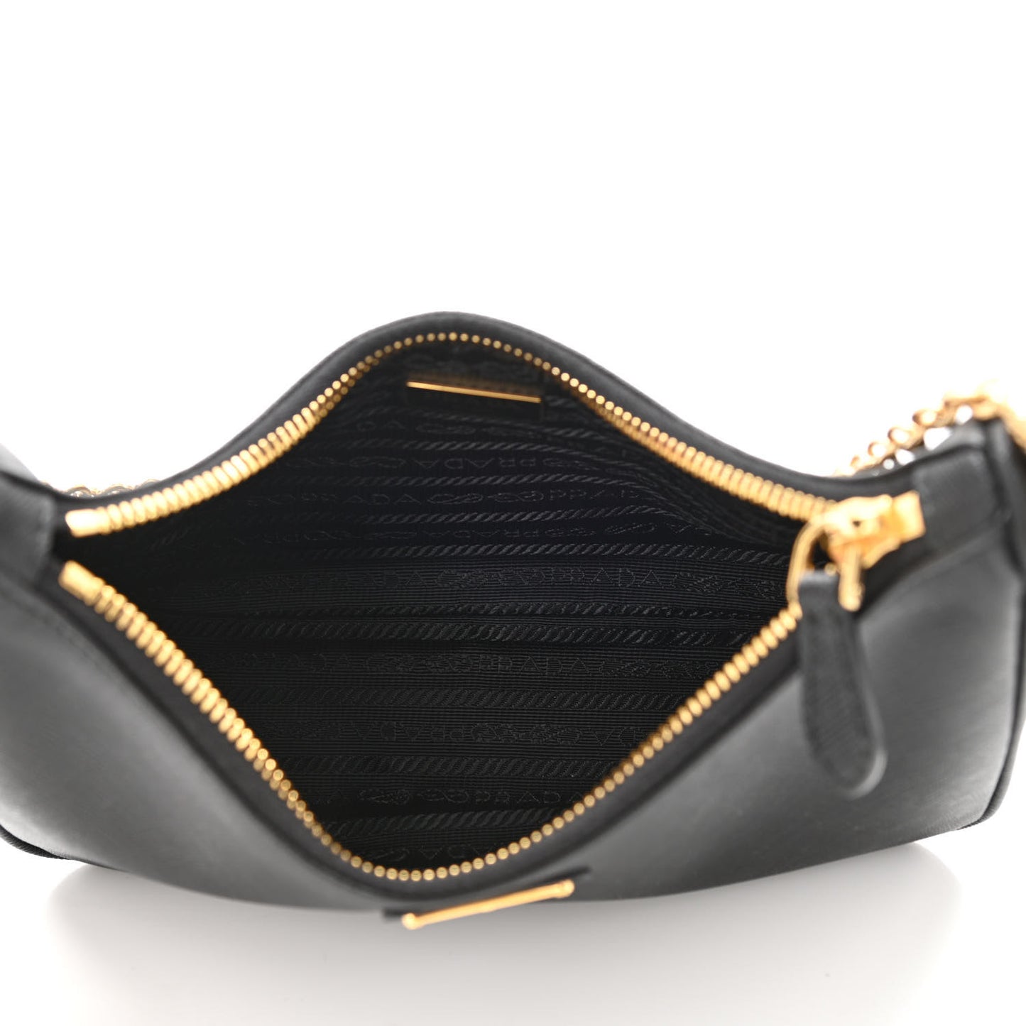 Saffiano Lux Re-Edition 2005 Shoulder Bag Black
