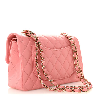 Chanel Caviar Quilted Small Double Flap Light Pink 3 of 11