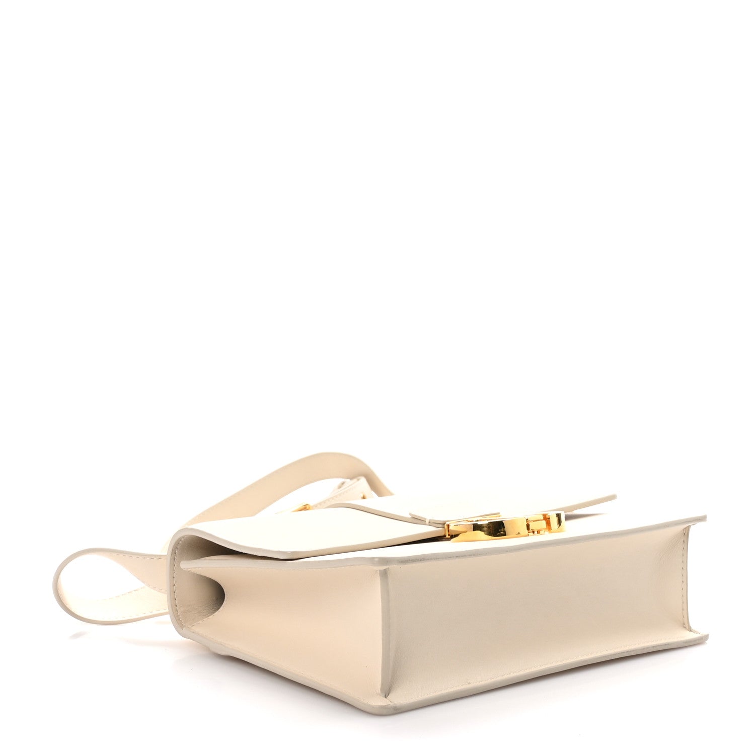 Christian Dior Smooth Calfskin 30 Montaigne Flap Bag Ivory 4 of 11