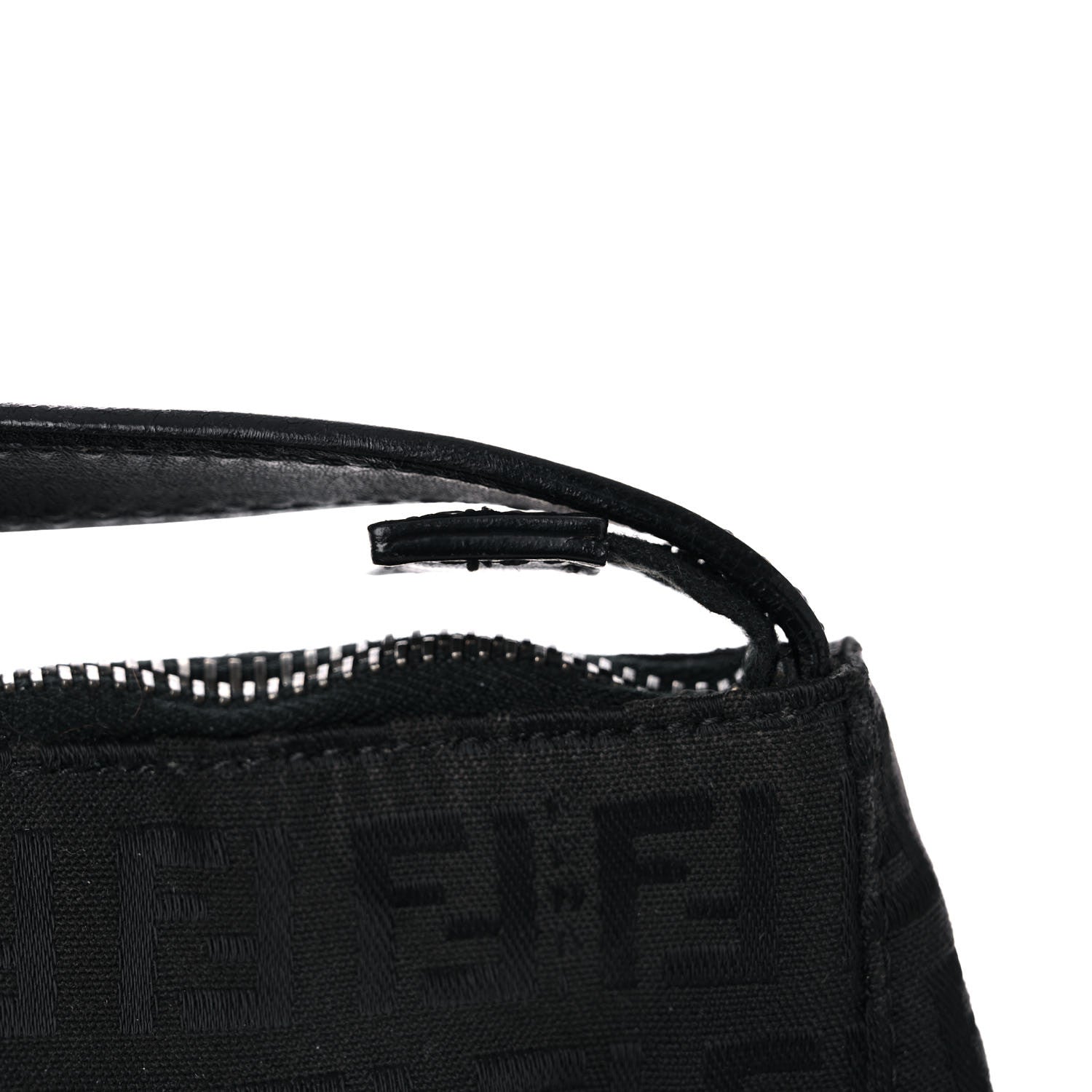 Fendi Zucchino Mini Pochette Black 13 of 15