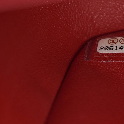 Chanel Lambskin Quilted Jumbo Double Flap Red 6 of 10