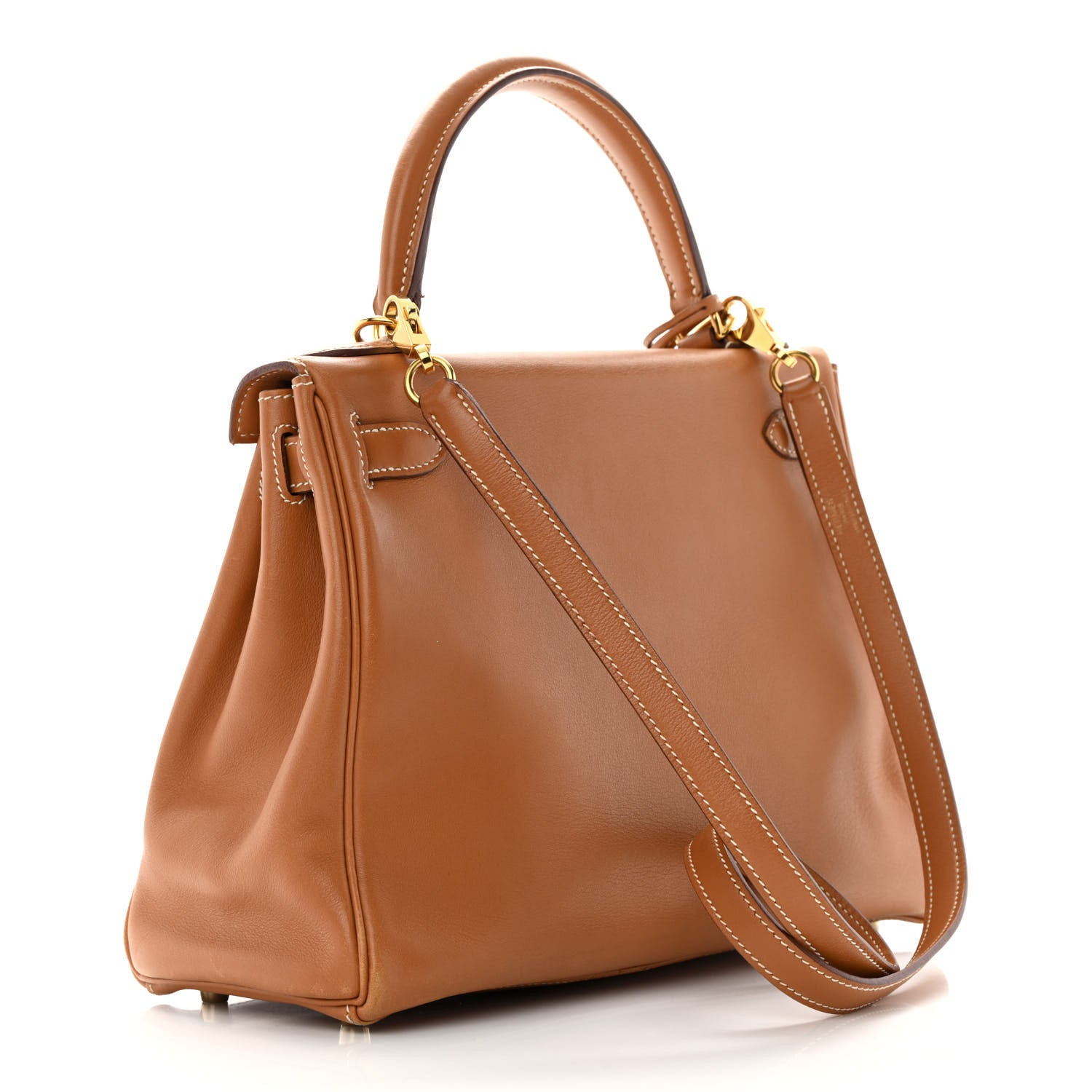 Hermes Swift Kelly Retourne 28 Gold 3 of 20