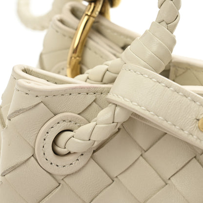 Bottega Veneta Nappa Intrecciato Small Parachute Shoulder Bag Sea Salt 11 of 13