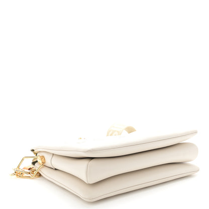 Louis Vuitton Lambskin Embossed Monogram Coussin PM Cream 4 of 10