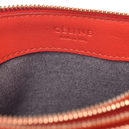 Celine Liege Calfskin Small Trio Crossbody Bag Vermillion 8 of 15
