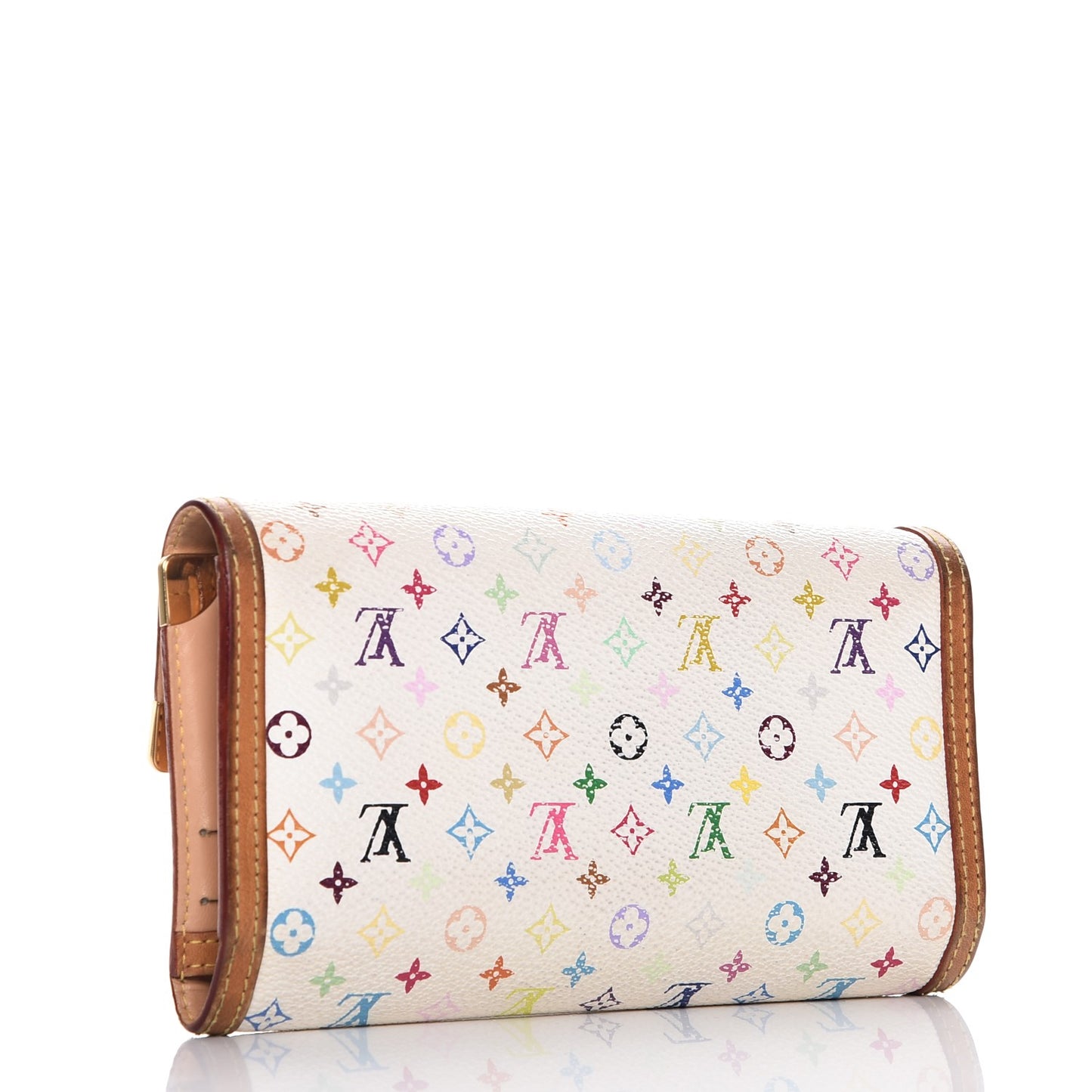 Monogram Multicolor Porte Tresor International Wallet White