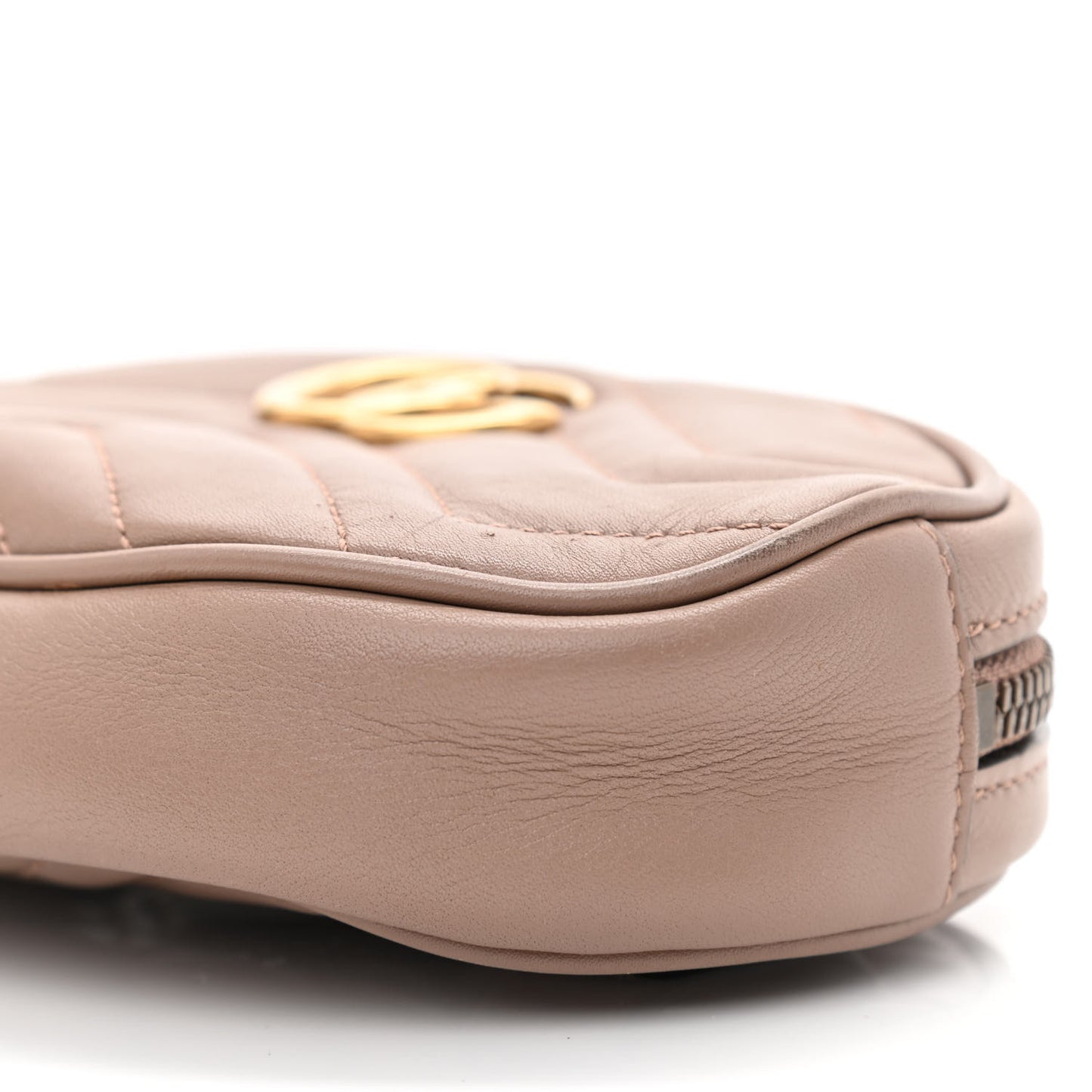 Calfskin Matelasse GG Marmont Belt Bag 95 38 Porcelain Rose