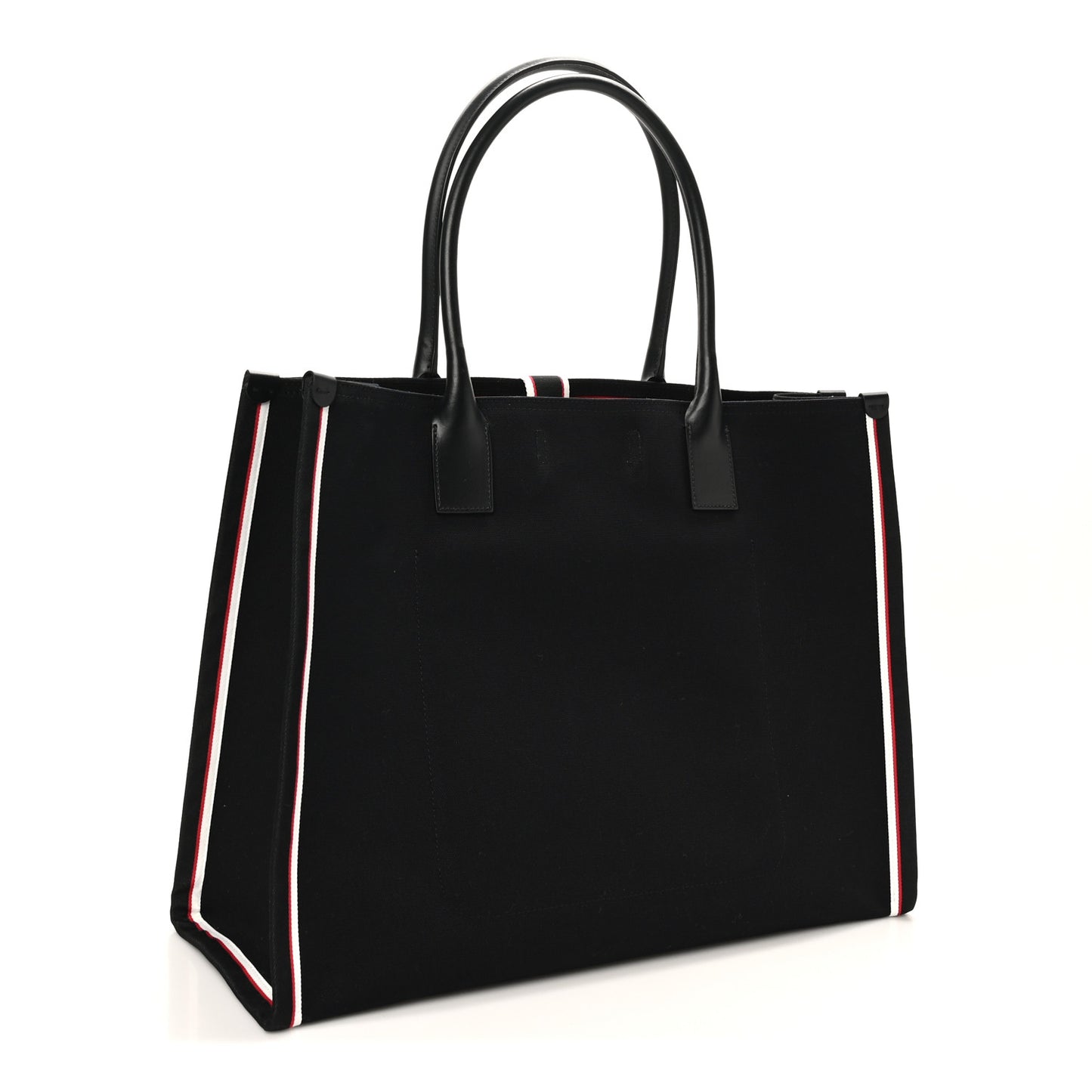 Linen Calfskin Extra Large Nastroloubi F.A.V.L. Tote Black