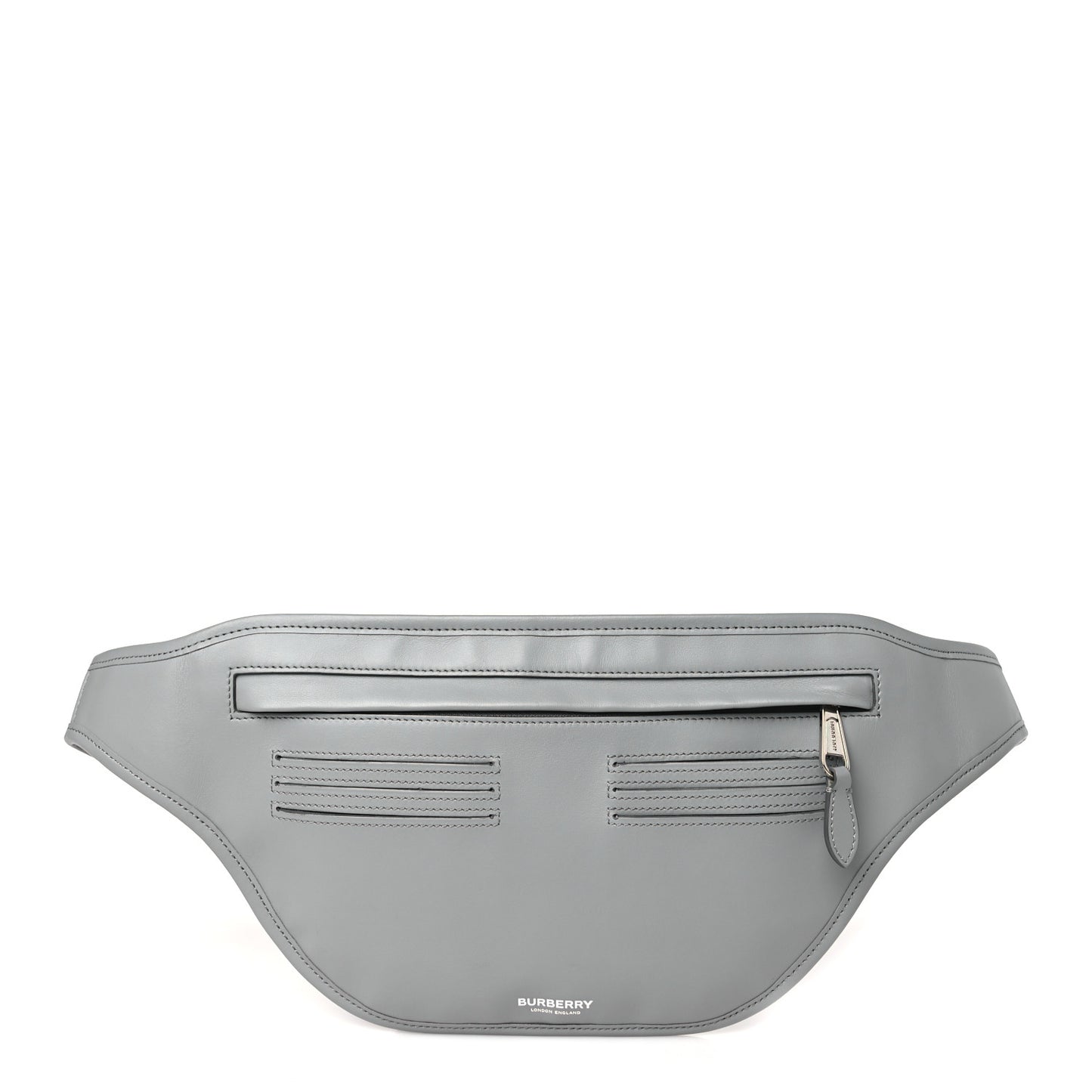 Smooth Calfskin Brummell Bum Bag Grey