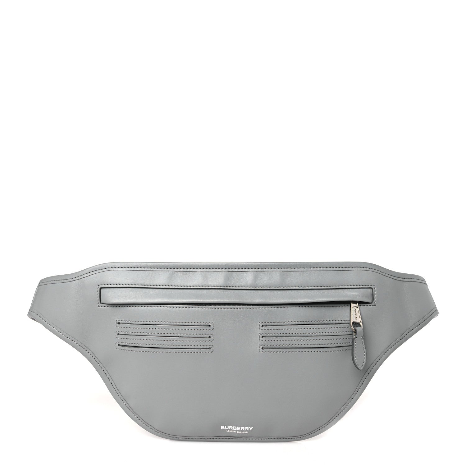Burberry Smooth Calfskin Brummell Bum Bag Grey 1 of 9