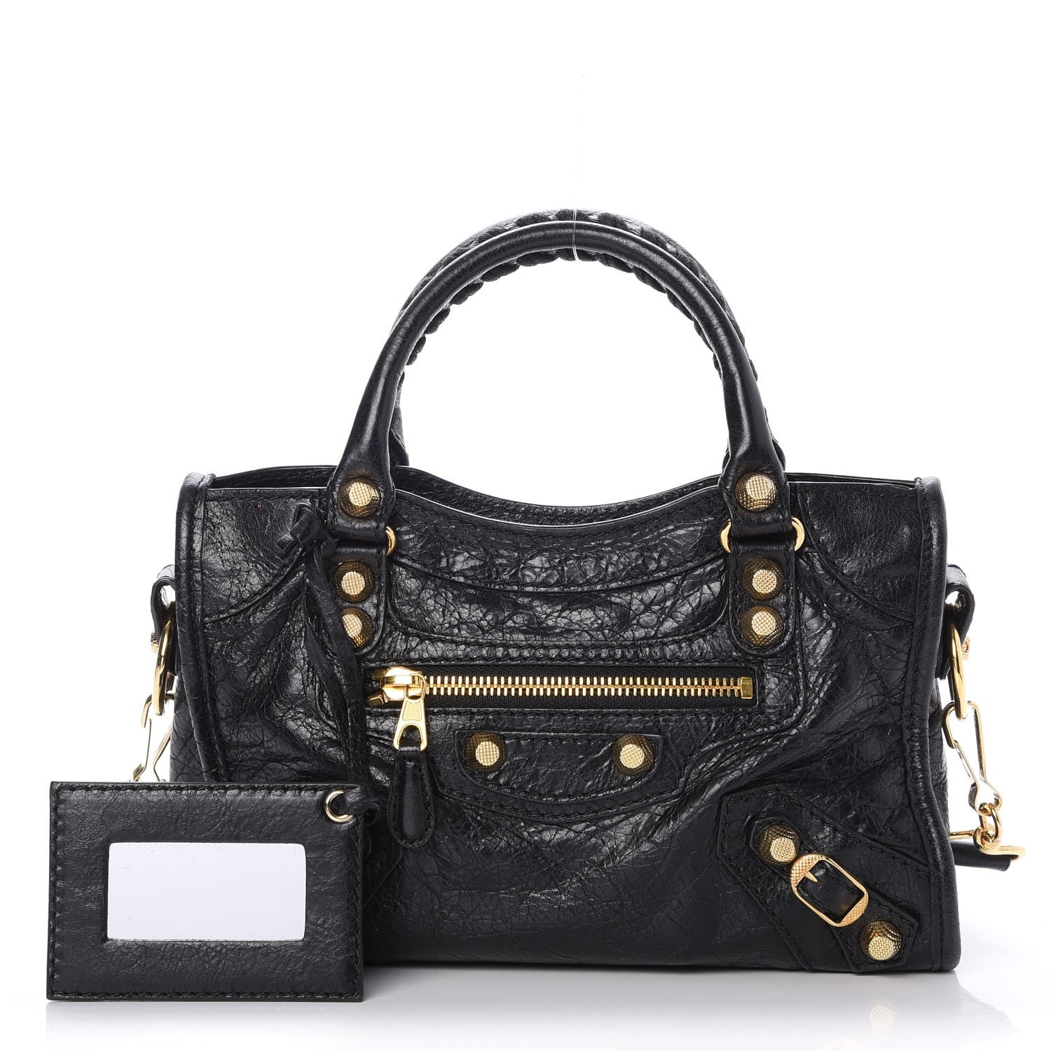 Balenciaga Agneau Giant 12 Gold Hardware Mini City Black 1 of 9