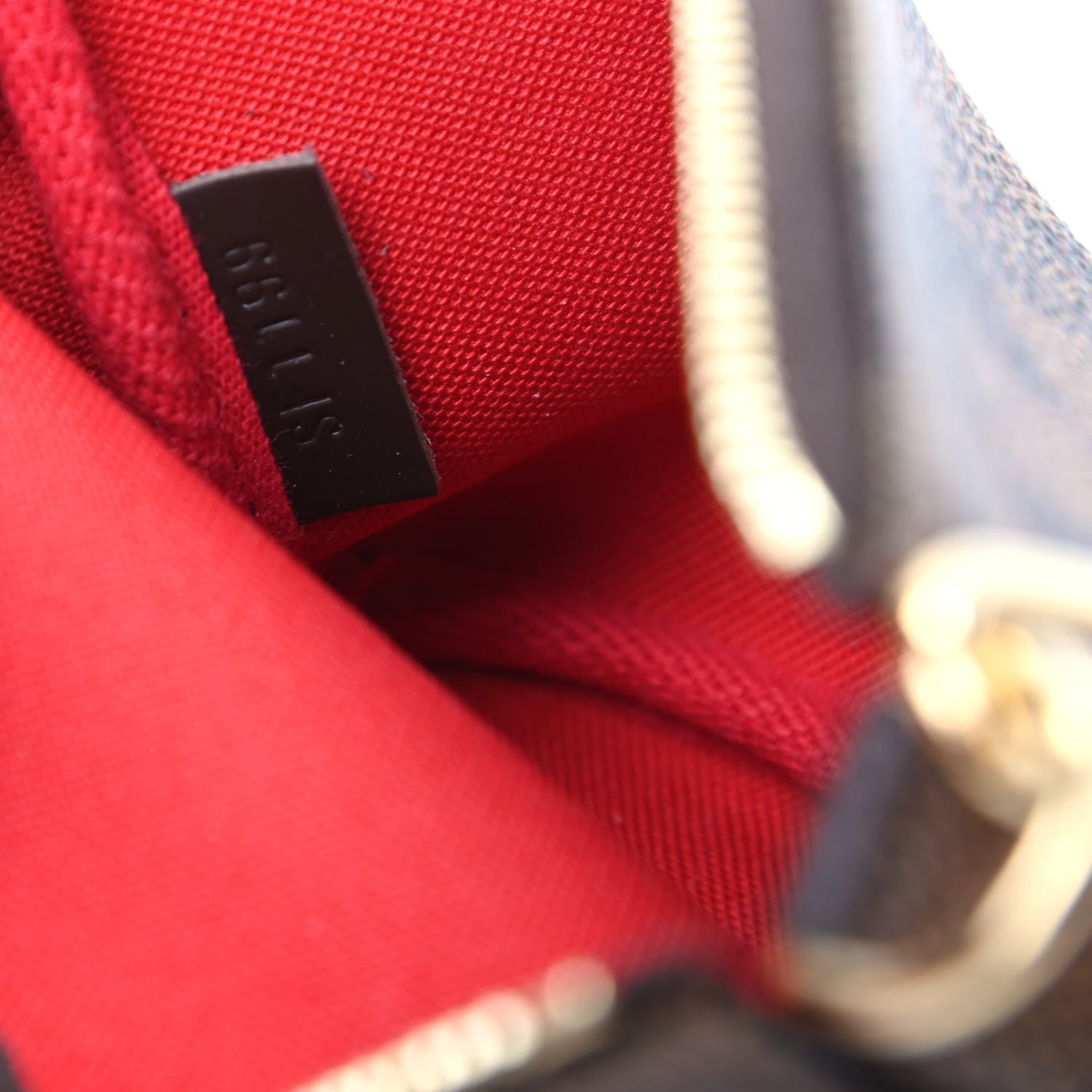 Louis Vuitton Damier Ebene Mini Pochette Accessories 7 of 10