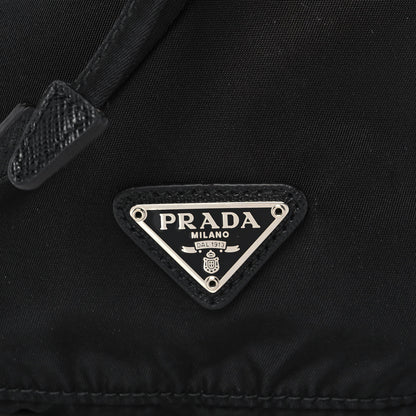 Prada Saffiano Tessuto Nylon Vela Bucket Wristlet Black 11 of 11