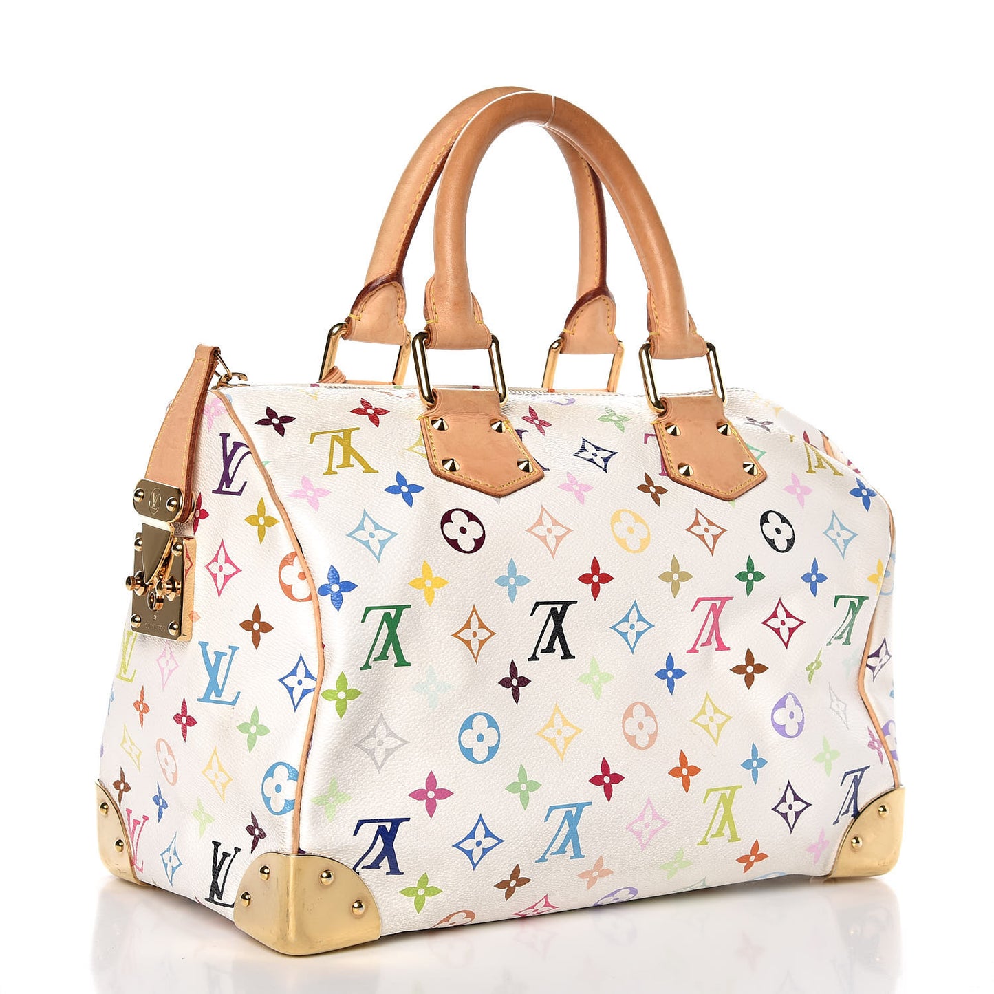 Monogram Multicolor Speedy 30 White