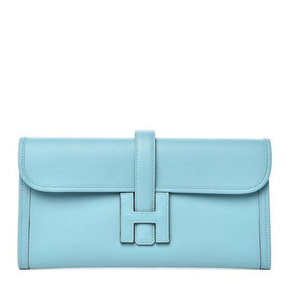Hermes Swift Jige Elan 29 Clutch Bleu Atoll 1 of 7