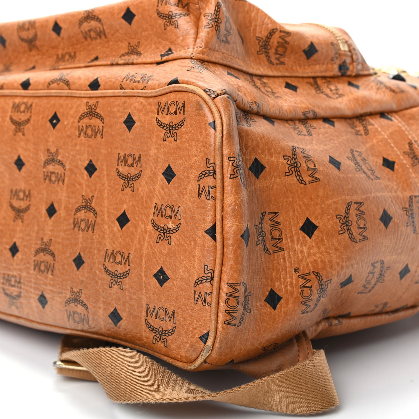 Visetos Studded Medium Stark M Backpack Cognac