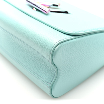 Louis Vuitton Iridescent Grained Calfskin Summer Splash Twist MM Blue 10 of 10