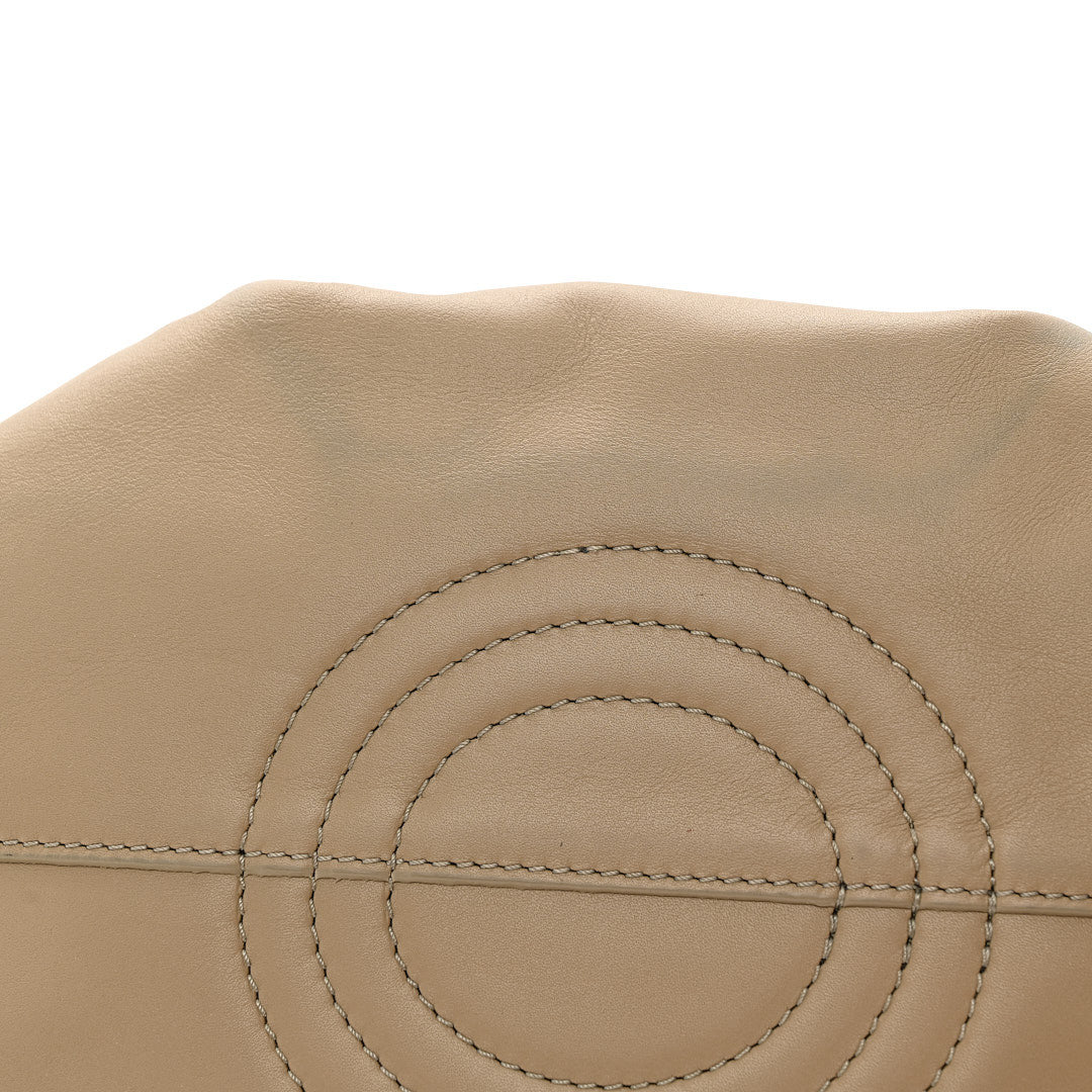 Loewe Shiny Nappa Calfskin Small Paseo Bag Clay Green 1913325