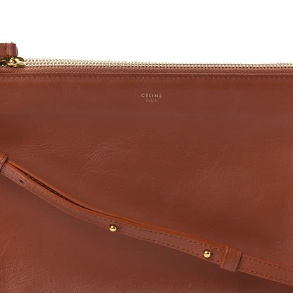 Celine Lambskin Large Trio Crossbody Bag Brick 8 of 8