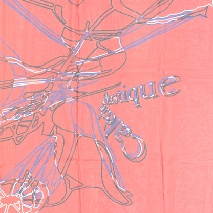 Hermes Silk Mousseline Caleche Elastique Scarf 90 2 of 4